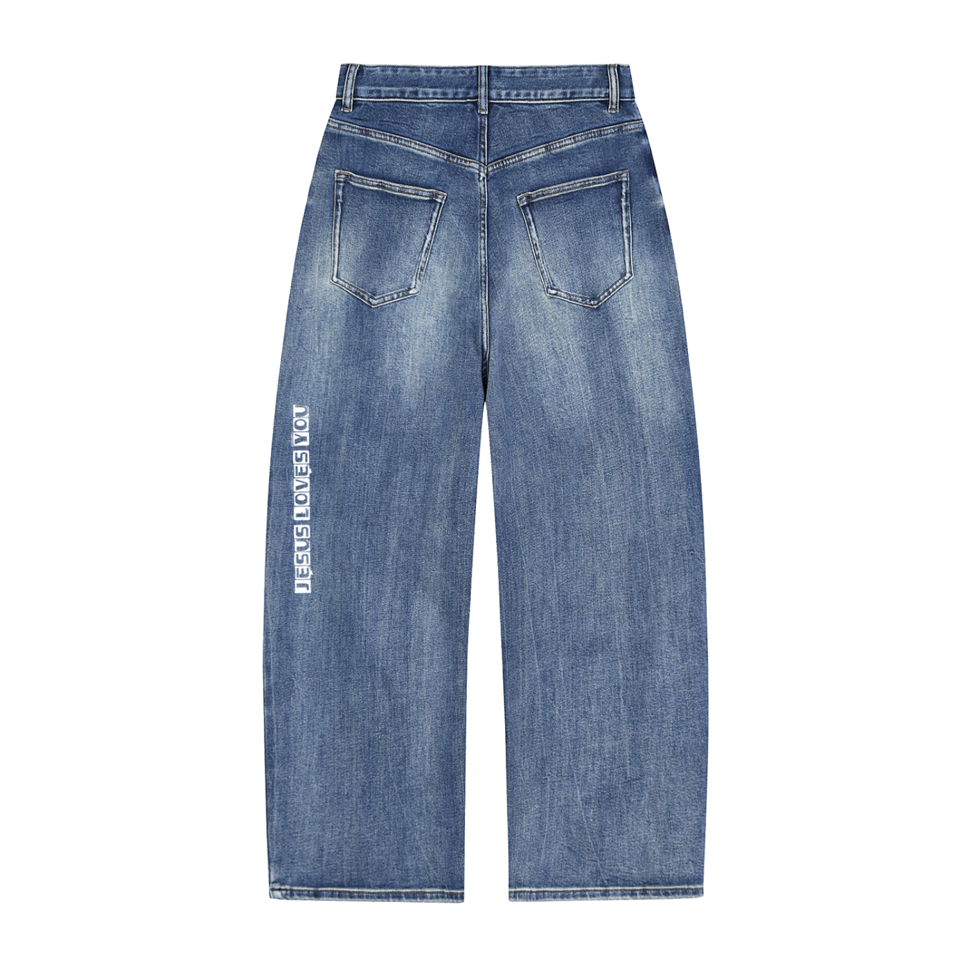 jeans ,loose,jely,street ,cotton,polyester,spandex