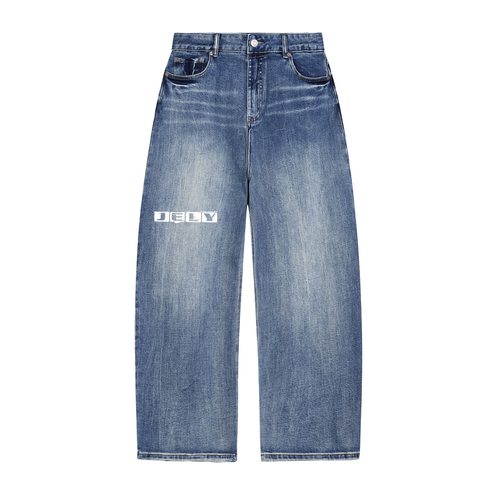 jeans ,loose,jely,street ,cotton,polyester,spandex